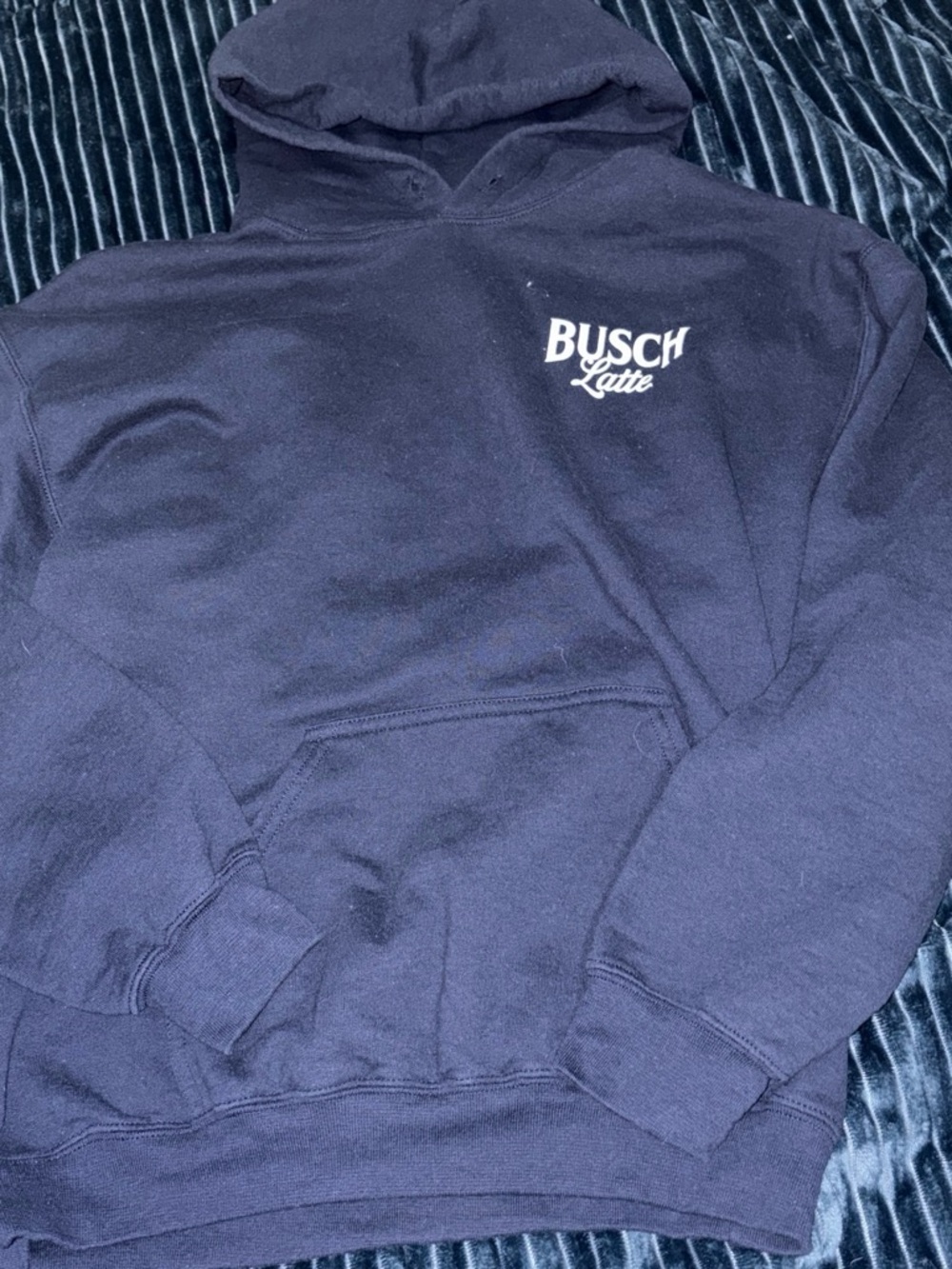 Busch Latte Women's Navy Pullover Hoodie